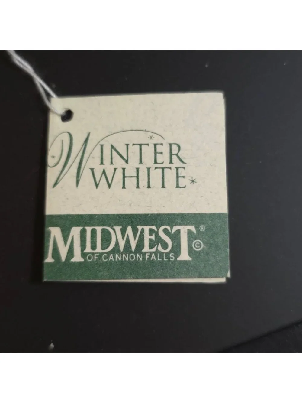 NWT Pam Schifferl Winter White Santa Pinecone Sled Rabbit Christmas Ornament